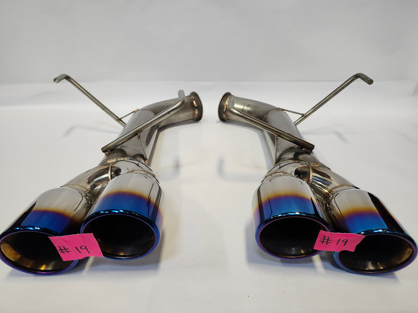 ETS 22+ WRX Blemished Extreme Catback Exhaust System REAR SECTION ONLY With Blue Tips #19