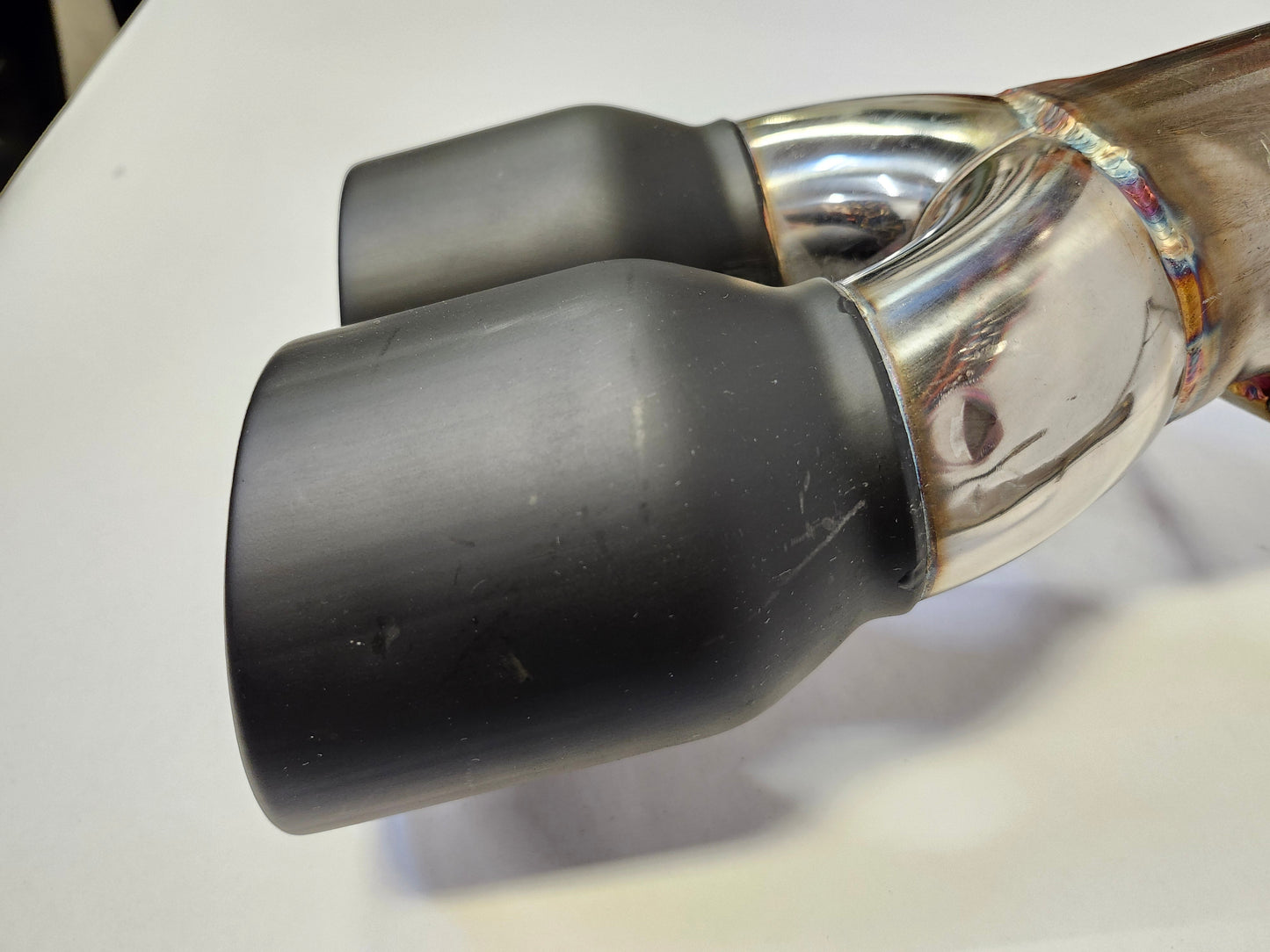 ETS Subaru WRX/STI 2015+ Catback Exhaust System REAR SECTION ONLY Extreme Blemished Black Tips #32