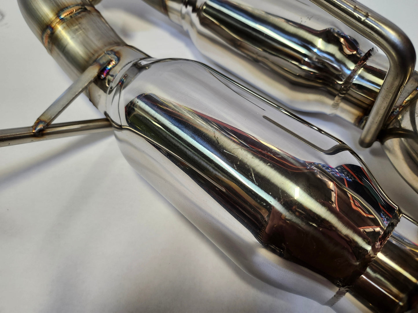 ETS Subaru 15-21 WRX/ 15-18 STI Axleback System Blemished Blue Tips Muffled #36