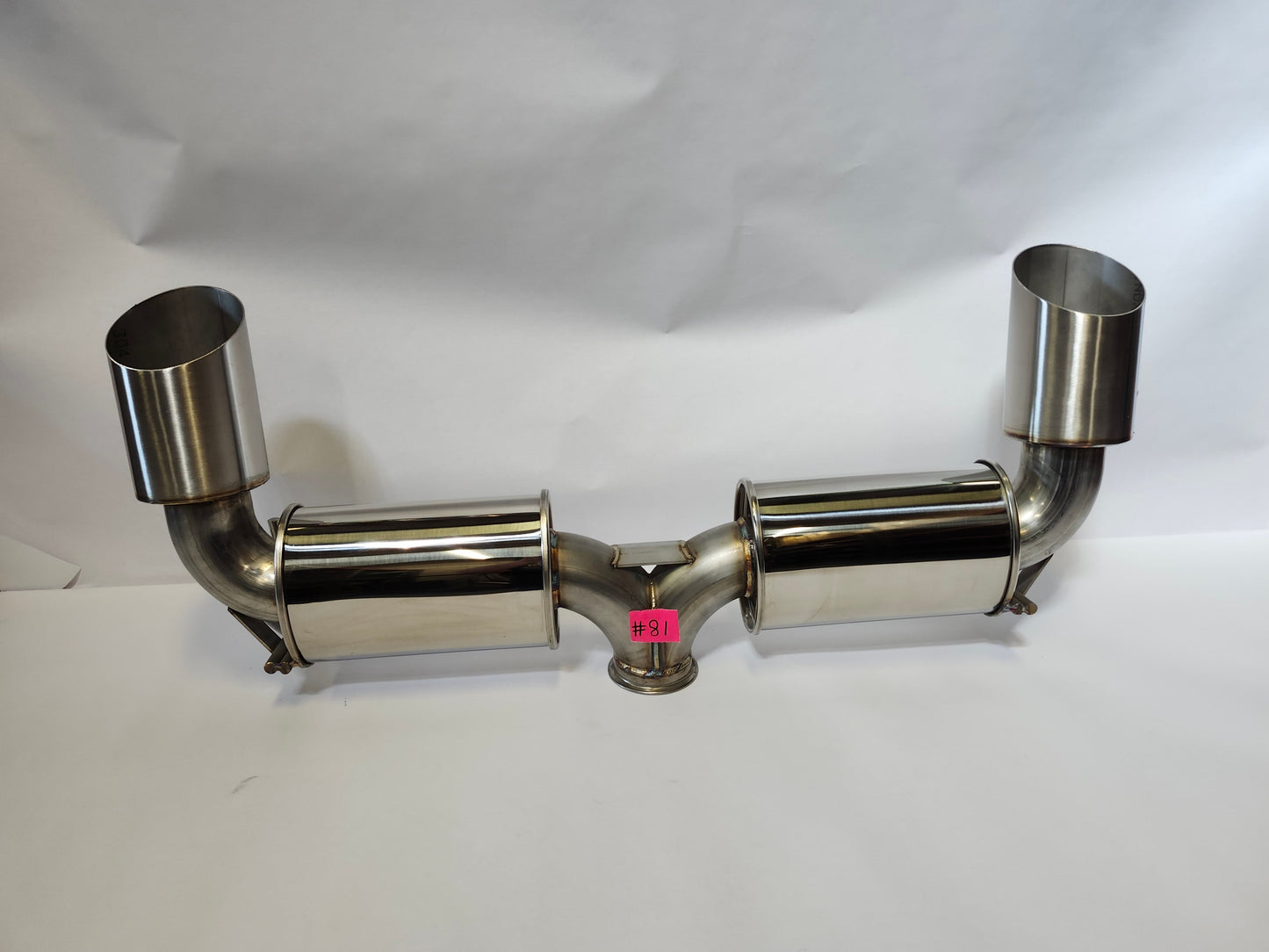 ETS 08-16 Mitsubishi Evo X V3 Dual Muffler Exhaust System Blemished #81