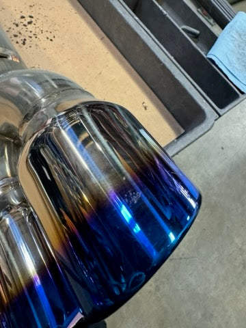 ETS Subaru WRX/STI 2015+ Catback Exhaust System Extreme Blemished Blue Tips #48