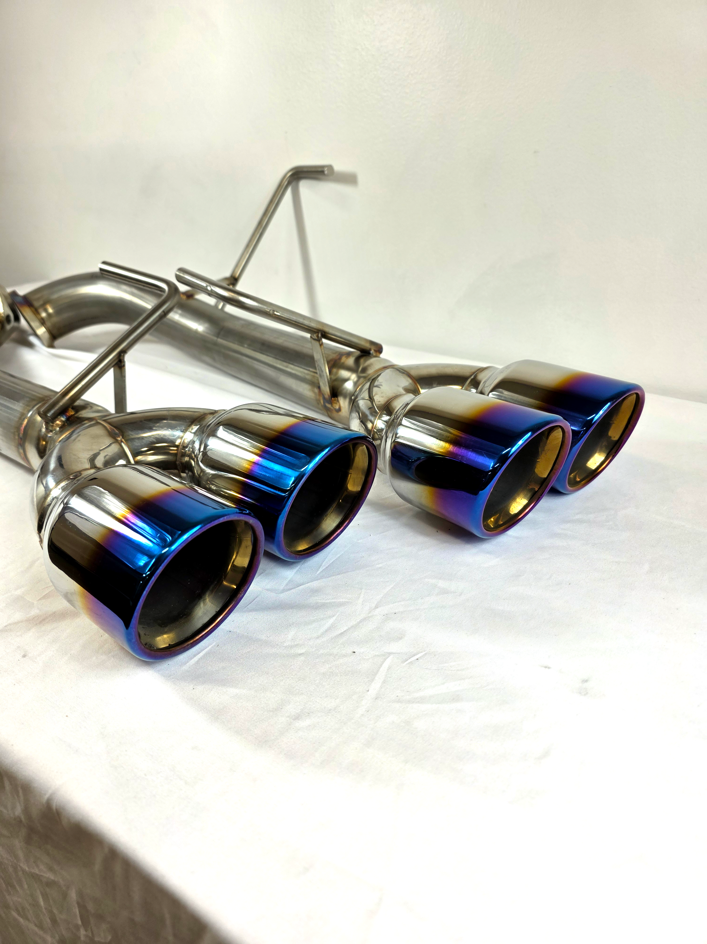 22+ WRX Blemished Extreme AxleBack Exhaust System With Blue Tips #190