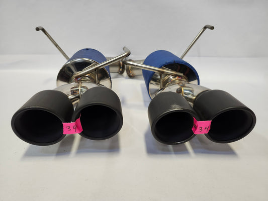 ETS 22+ WRX Blemished Muffled Catback Exhaust System With Black Tips #34