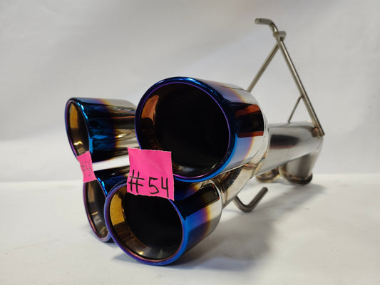 ETS Subaru WRX/STI 2015+ Catback Exhaust System Extreme Blemished Blue Tips #54