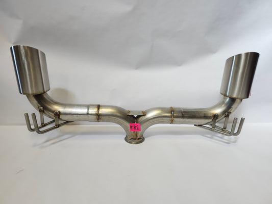 ETS 08-16 Mitsubishi Evo X V3 Extreme Exhaust System Rear Section Blemished #82